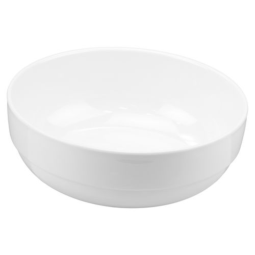 Saladeira Empilhável Gourmet Mix em Melamina Branca 16,5 cm