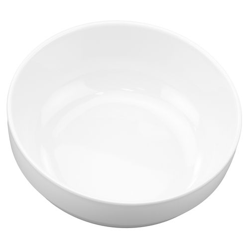 Saladeira Empilhável Gourmet Mix em Melamina Branca 16,5 cm