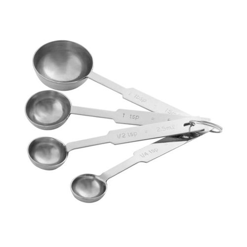 Conjunto de Medidores Mimo Style em Aço Inox 4 Peças