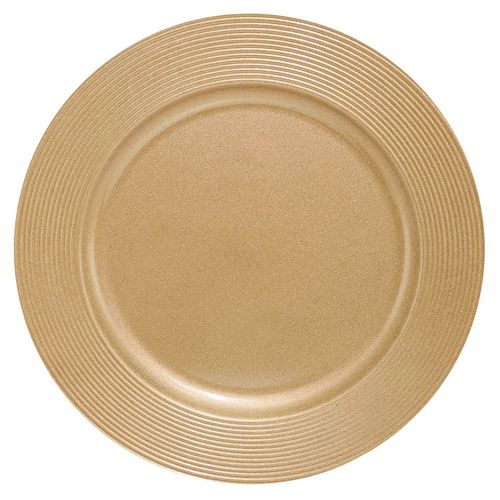 Sousplat Redondo Dourado Mimo Style33 cm