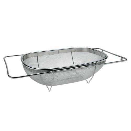 Escorredor Multiuso Mimo Style em Aço Inox 27 cm com Alça