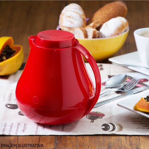 Bule Térmico Sonetto Soprano Vermelho 400 ml