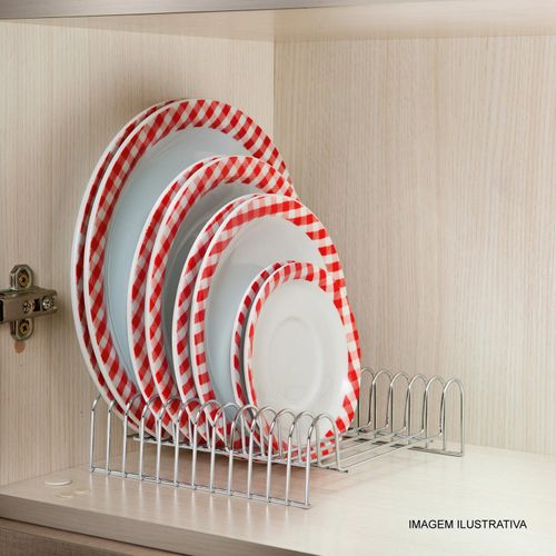 Organizador de Pratos Future com 12 Posições 20 cm