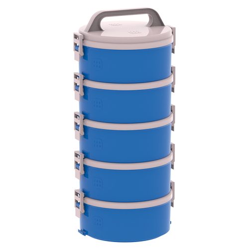 Marmita Termoprato Tekcor Soprano com 5 Peças Azul