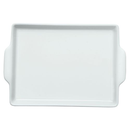Bandeja Flat Retangular Germer de Porcelana 20x13,5 cm