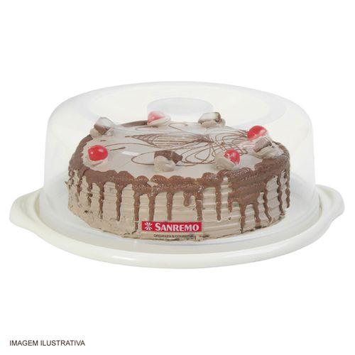 Porta Bolo Redondo Sanremo 35 cm com Cúpula