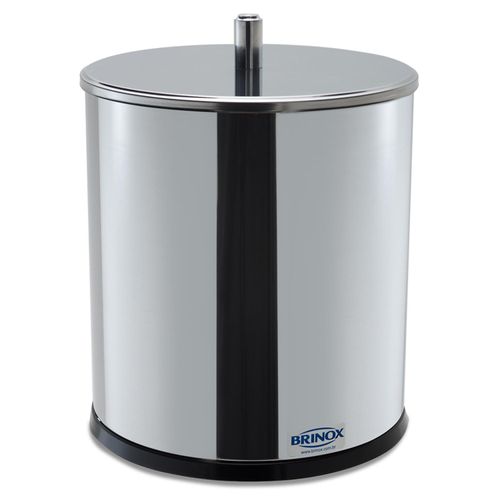 Lixeira Brinox em 5,4 Litros em Aço Inox com Tampa