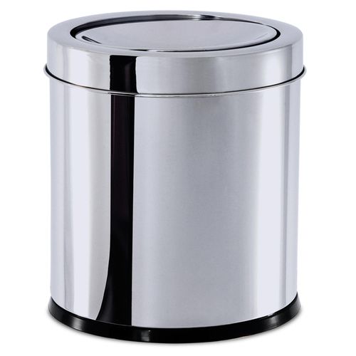 Lixeira Brinox 5,4 Litros em Aço Inox  com Tampa Basculante