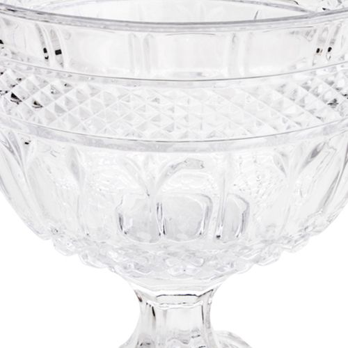 Centro de Mesa Cristal Brandon com Pé 26x25,5 cm Lyor