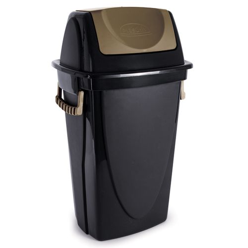 Lixeira Basculante Ecoblack 58 Litros Plasutil