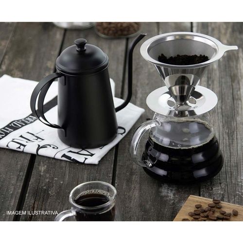 Filtro para Café Reutilizável Mimo Style em Aço Inox