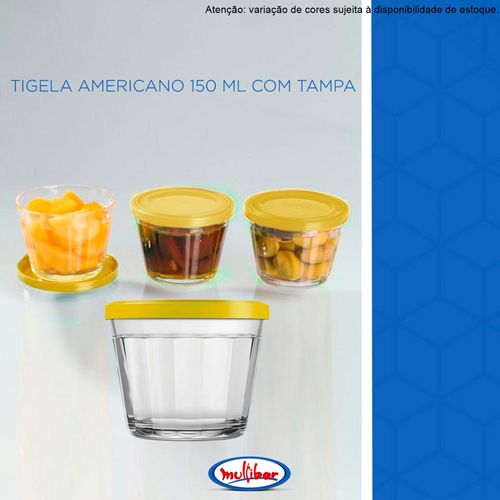 Tigela Americano Nadir 150 ml com Tampa