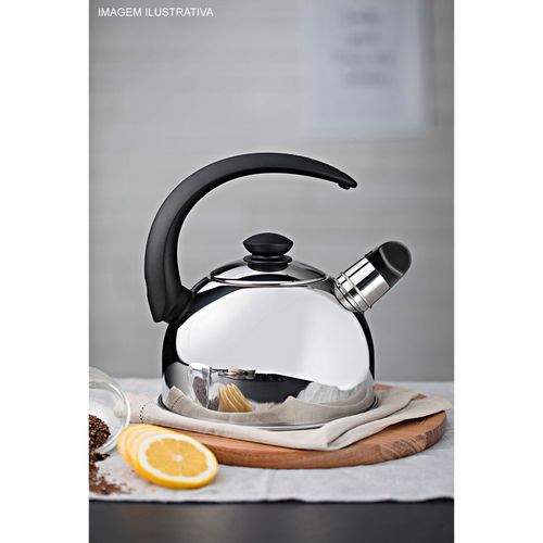 Chaleira em Aço Inox Tramontina 2,1 Litros com Apito