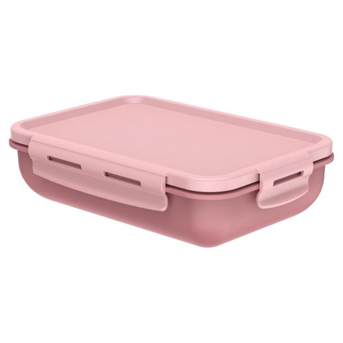 Marmita Retangular Hermetica OU 850 ml Rosa