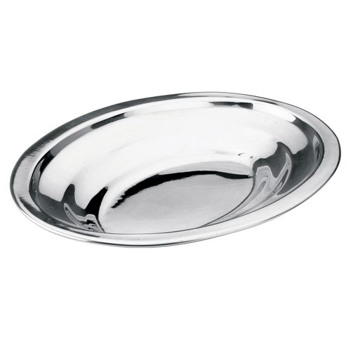 Travessa Rasa Hércules em Aço Inox 35x25 cm