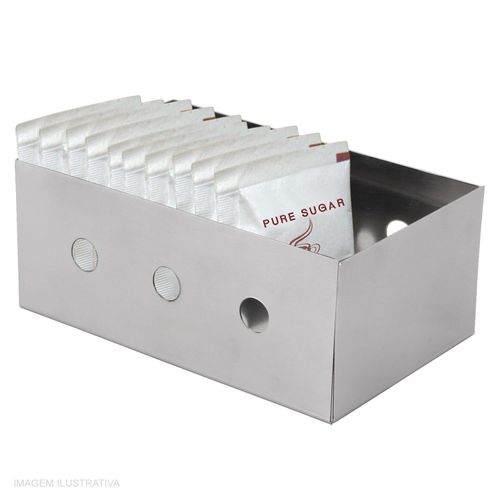 Porta Sachê Mimo Style em Aço Inox