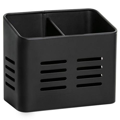 Porta Utensílios Duo Inox Preto Mimo Style