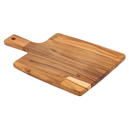 Tábua Retangular Kitchen Tramontina em Madeira Teca 34x23 cm com Cabo