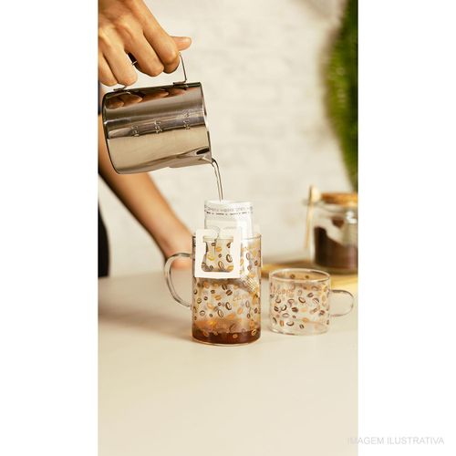 Leiteira Lyor 350 ml em Aço Inox