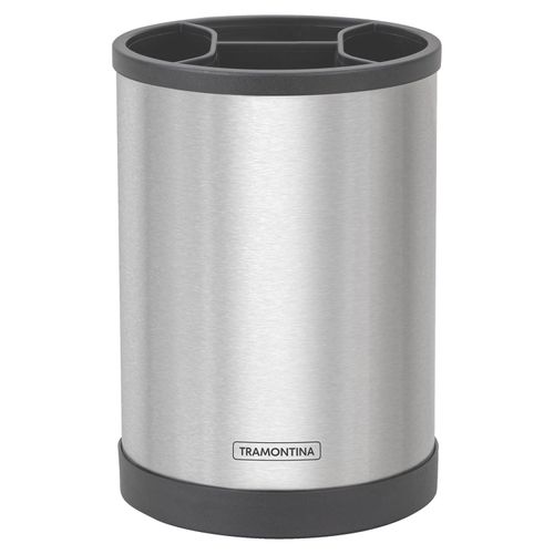 Porta Utensilios Giratório Tramontina em Aço Inox