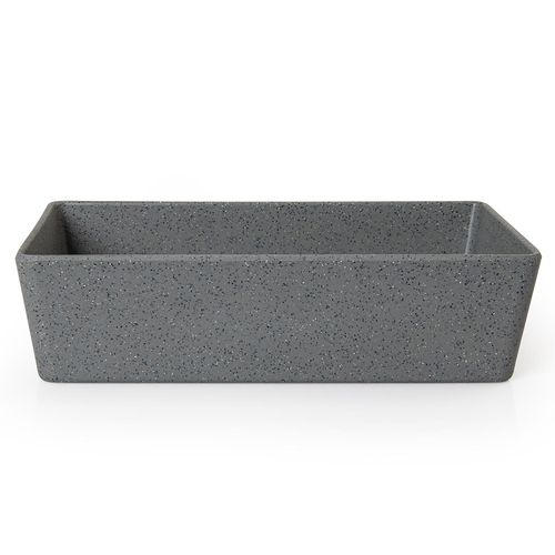 Travessa Buffet 1/4 Goumet Mix 65mm Cinza Stone