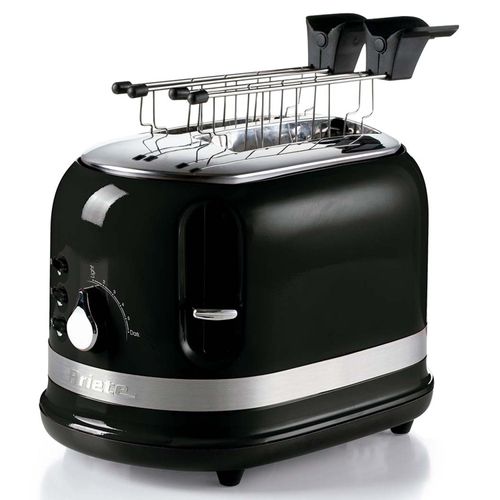 Torradeira Elétrica Moderna Ariete Preta 127v