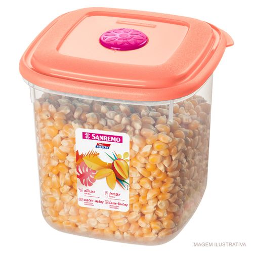 Pote Quadrado Alto Sanremo 1 Litro