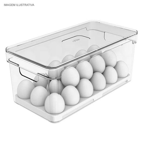 Organizador Para Ovos Clear Fresh OU 18 Unidades