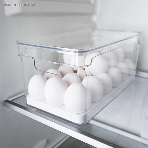 Organizador Para Ovos Clear Fresh OU 18 Unidades
