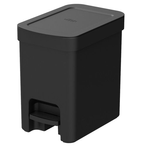 Lixeira Trium 6 Litros OU com Pedal Preta