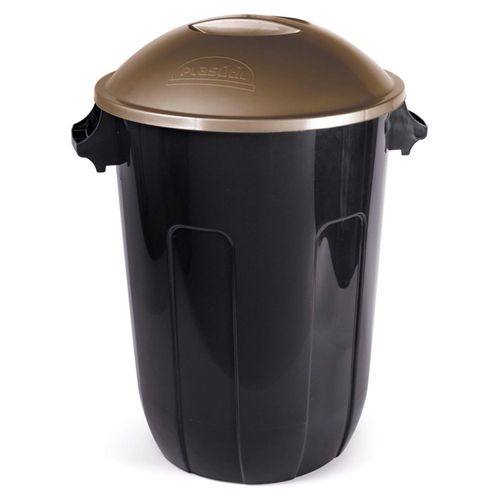 Cesto para Lixo Ecoblack Plasutil 62 Litros