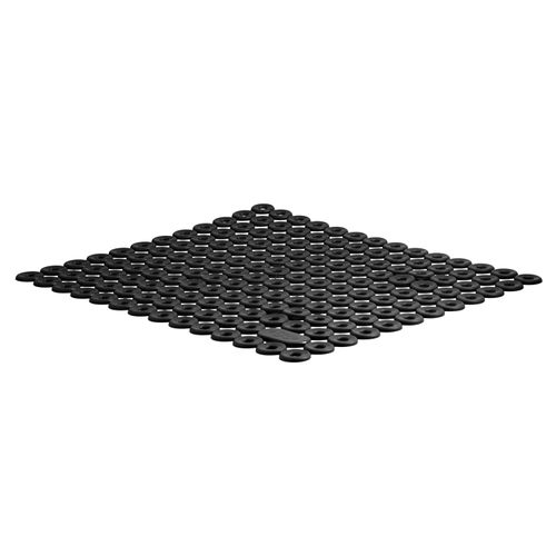 Tapete Trium OU 29x34 cm Preto