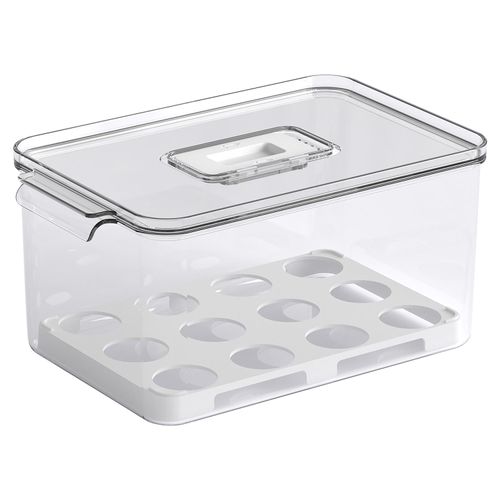 Organizador de Ovos Dry Coza 24 Unidades 3,2 Litros com Tampa