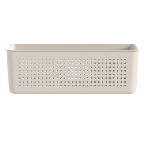 Cesto Flow OU 27x12x9 cm Bege 3 Litros