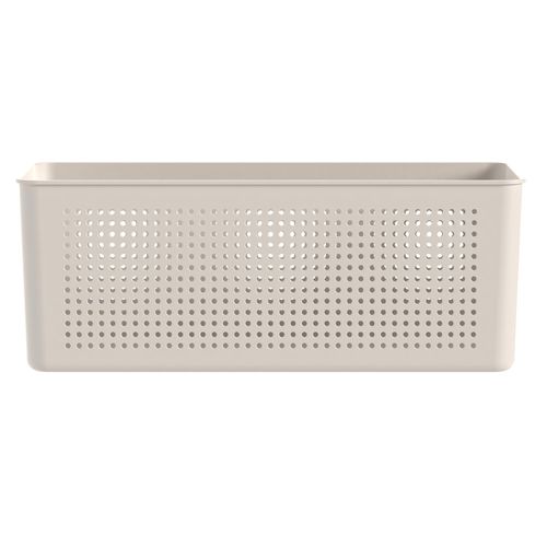 Cesto Flow OU 34x15x13 cm Bege 6,6 Litros
