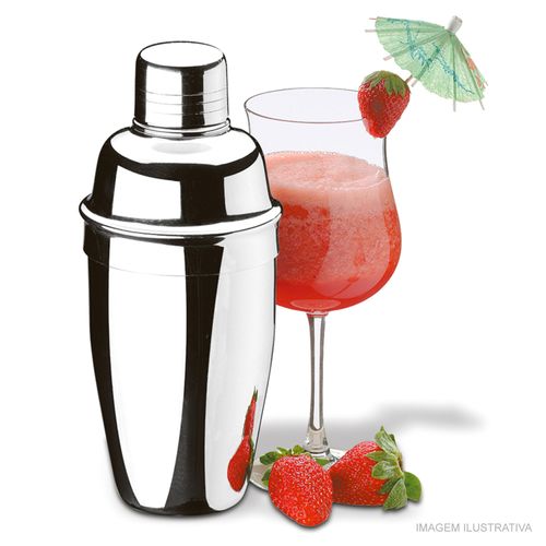 Coqueteleira Lyon 500 ml Brinox em Aço Inox