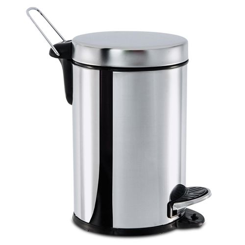 Lixeira Brinox com Pedal 3 Litros em Aço Inox