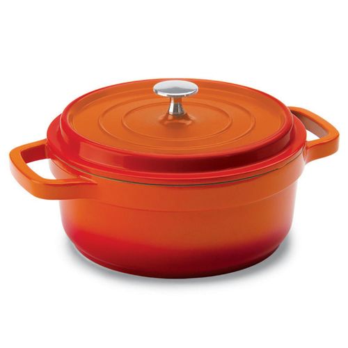 Caçarola Studio Hércules 21,3 cm com Fundo de Indução Laranja