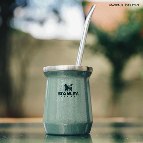 Cuia Térmica Stanley 236 ml Hammertone Verde