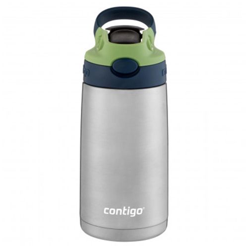 Garrafa Térmica Autospout Kids Contigo Azul 384 ml em Aço Inox