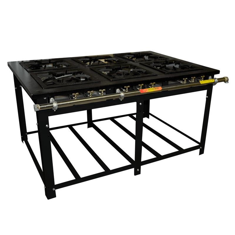Fogo_Industrial_a_Gs_M6ED3_Venncio_com_6_Bocas_Baixa_Presso_630321