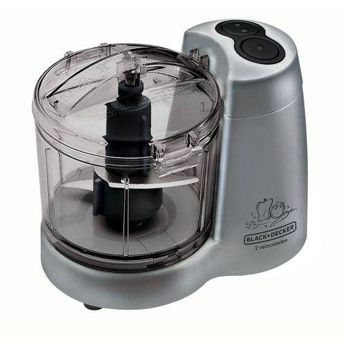 Mini Processador de Alimentos Black Decker 127v Prata