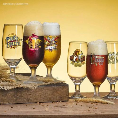 Jogo de Taças de Cerveja Floripa Nadir 300 ml com 2 Peças