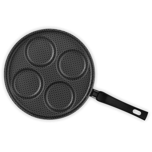 Frigideira Gourmet para 4 Ovos Antiaderente em Alumínio 27 cm Multiflon