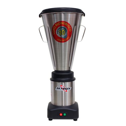 Liquidificador Industrial LS-10MB-N Skymsen  Baixa Rotação 10 Litros em Aço Inox Bivolt