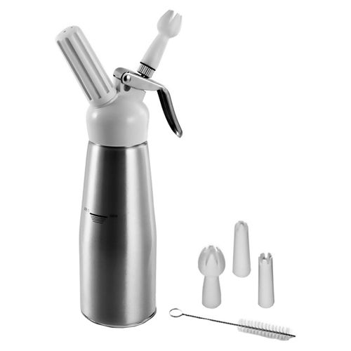 Garrafa Sifão Mimo Style para Chantilly em Alumínio 500 ml