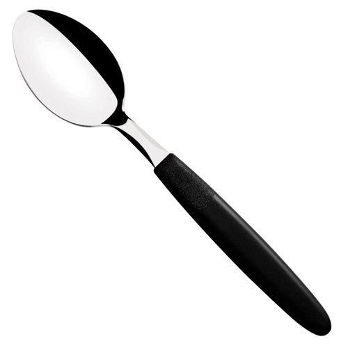 Colher de Mesa Ipanema Tramontina em Aço Inox Preto