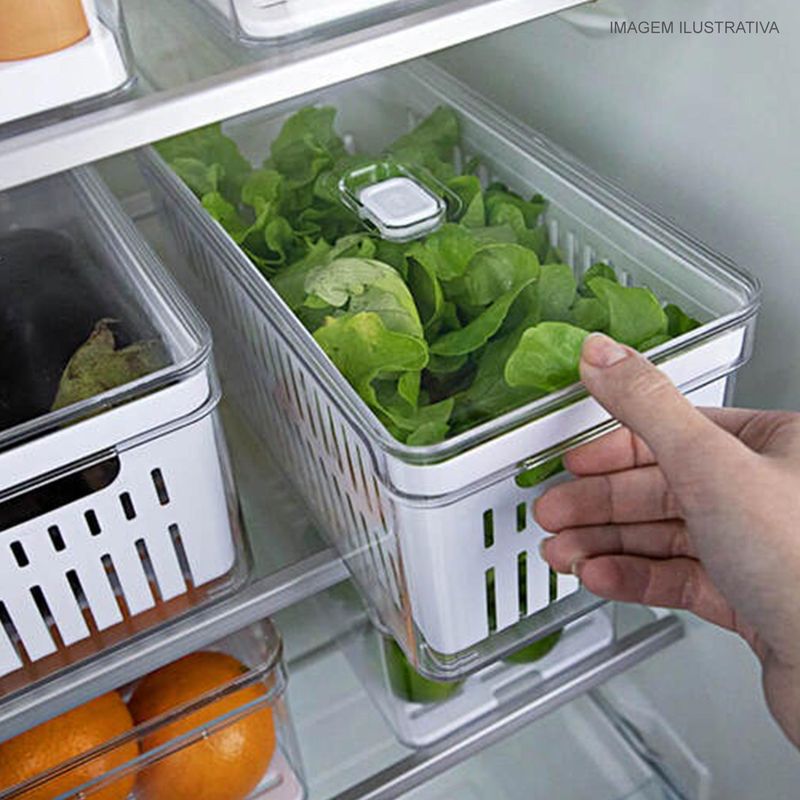 Organizador_de_Geladeira_Clear_Fresh_OU_Com_Escorredor_Interno_22_Litros_1030478