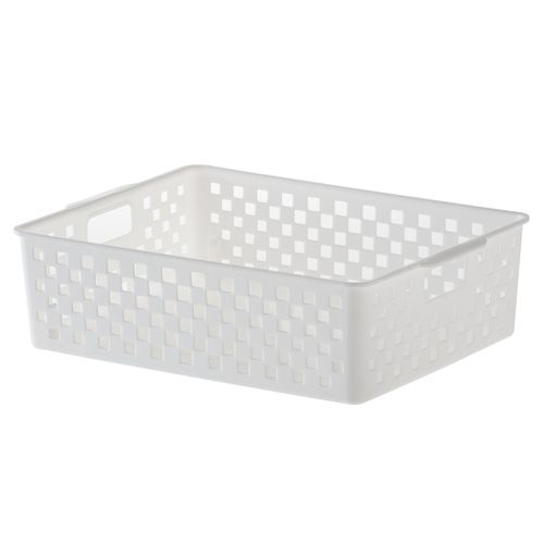 Organizador Quadratta 27x21x8 cm Branco Paramount