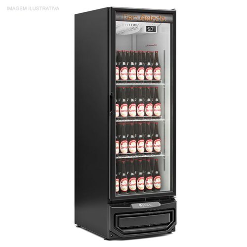 Cervejeira 572 Litros GCB-57V PR Gelopar com Porta de Vidro 220v